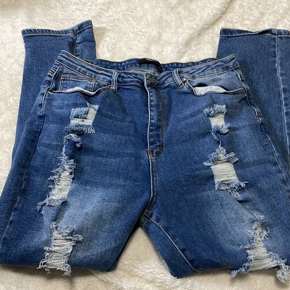 American Bazi Jeans with Holes - Picture 3 of 6